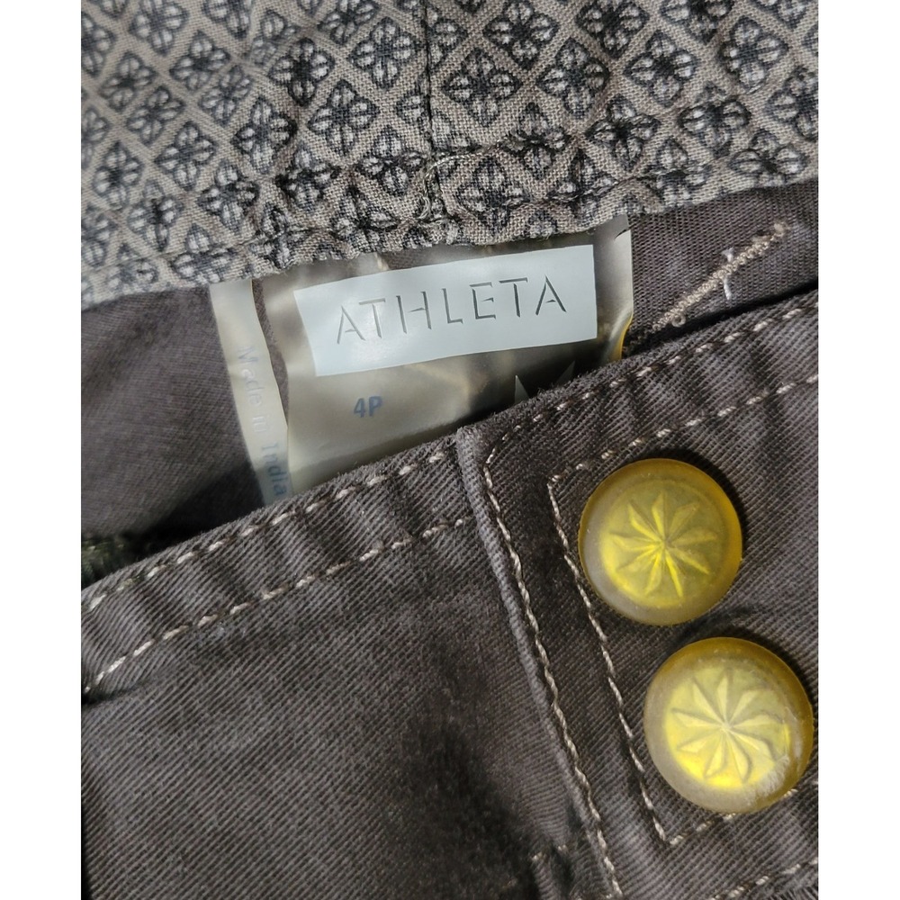 Athleta Organic Cotton Green Pants - Picture 3 of 9